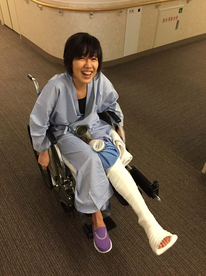 手術前のゆにこさん