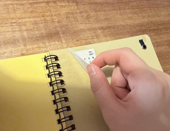 はがせるカレンダーシール 無印良品